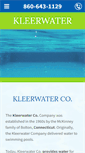 Mobile Screenshot of kleerwater.com